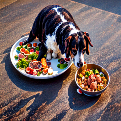 004_a dog with a plate of food on the ground.png